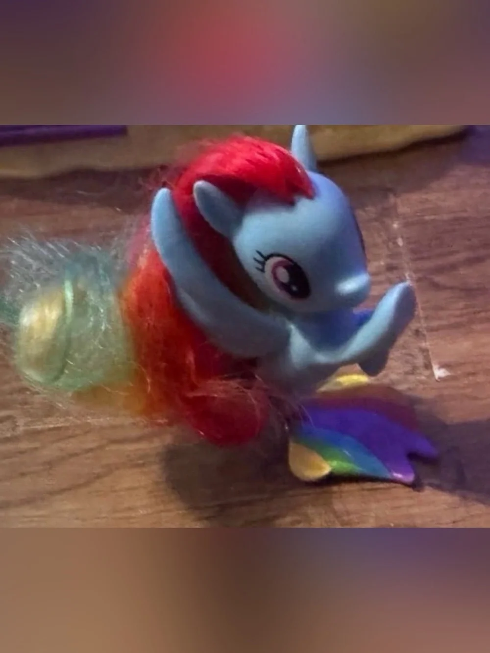 My little pony mermaid pony 2017 Rainbow Dash under the sea 3 inch poseable tail